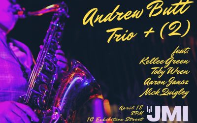 Andrew Butt Trio + (2) – 18/04/24