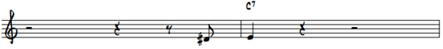 Chromatic Approach up to the 3rd of C7