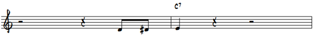 Chromatic Approach up to the 3rd of C7 2