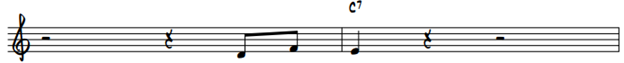 Diatonic Enclosure of the 3rd of C7
