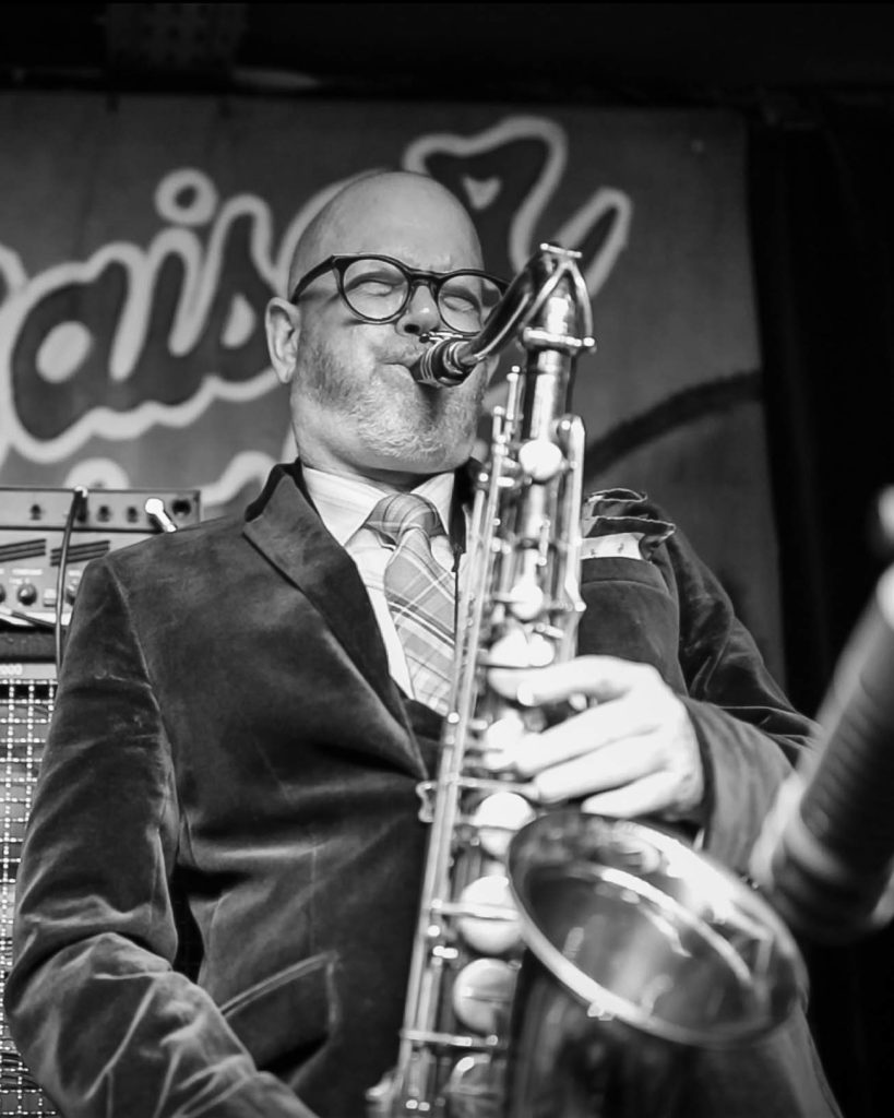 Andrew butt playing saxophone