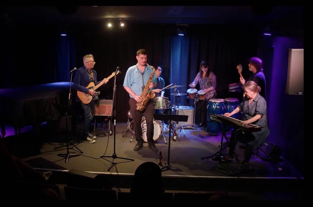 Harvey Blues and the Kietels playing JMI