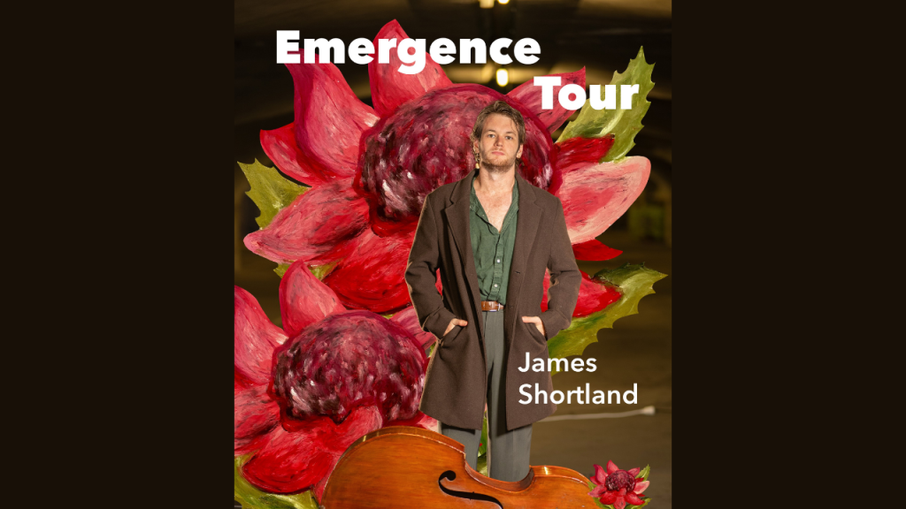 james shortland's emergence tour poster